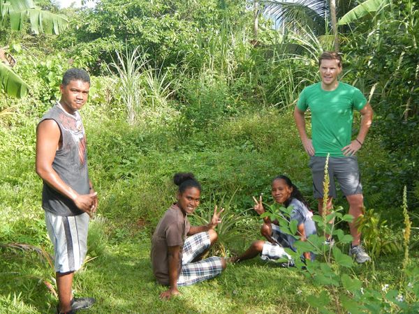 Working in the Garden